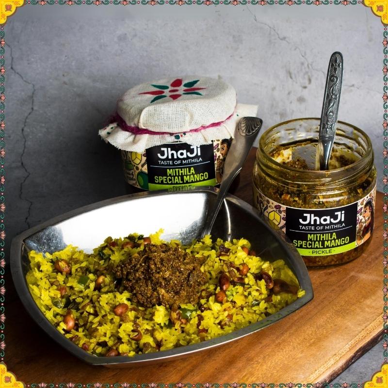 Combo Pack of 2 Pickles | Lal Mirch Bharua & Mithila Special Mango Pickle - Image 7