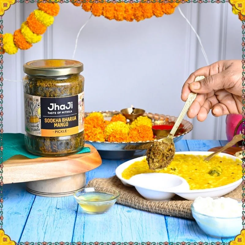 Pack of 2 Mango Pickles | Mithila Special and Sookha Aam Bharua - Image 8