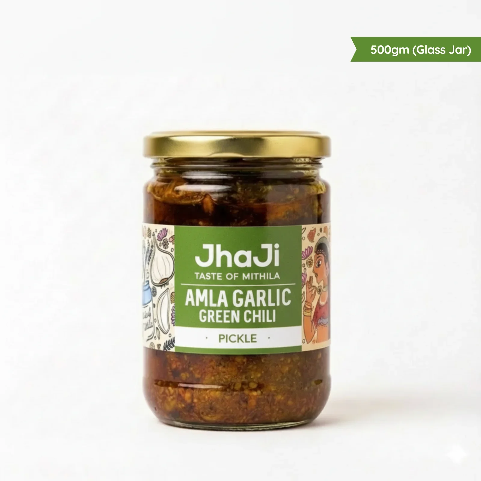 Amla Garlic Green Chili Pickle | Spicy, Fiery & Tangy Winter Favourite - Image 9