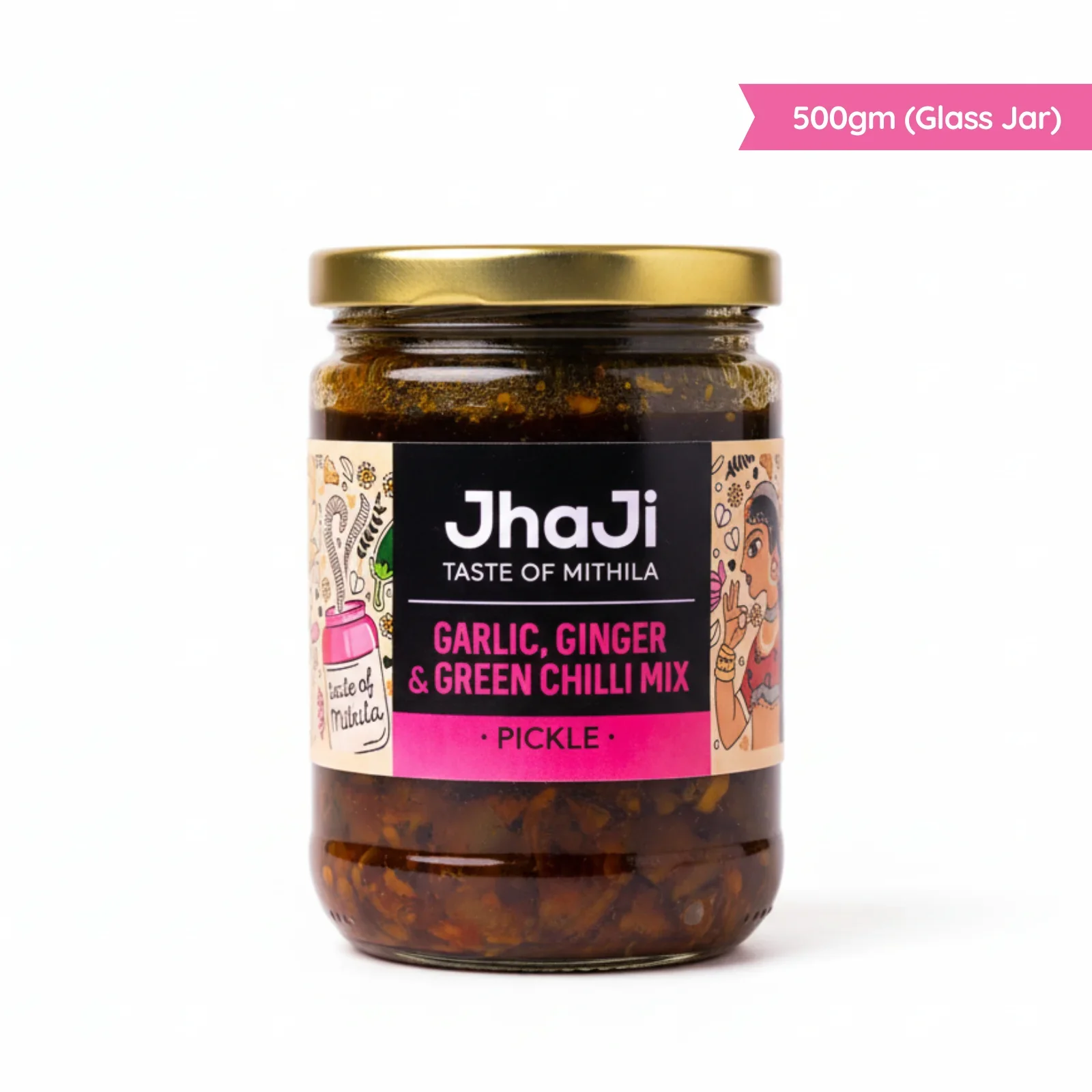 Garlic, Ginger, Chilli Mix Pickle | Lahsun Adrak Mirch Ka Achar - Image 11