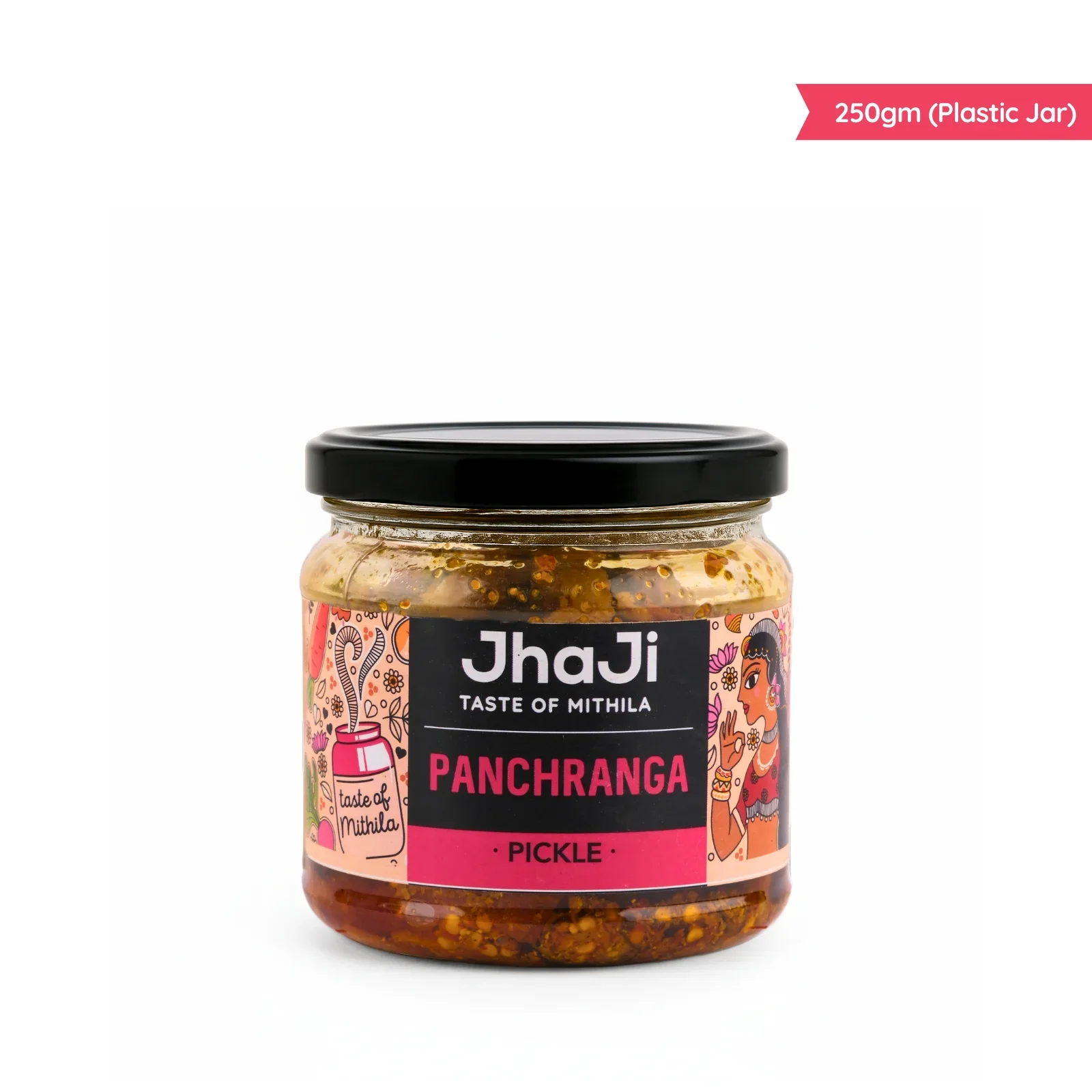 Panchranga Pickle, Gobi, Gajar, Adrak, Hari Mirch, Shalgam Mix Pickle | पंचरंगा मिक्स्ड अचार (250/500 gm Jars) - Image 8