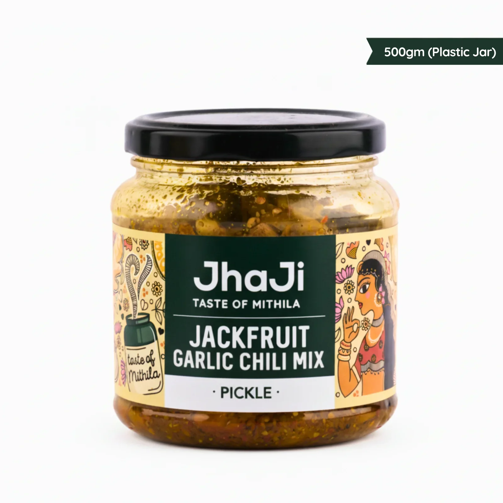 Jackfruit–Garlic–Green Chilli Mix Pickle | Kathal Lahsun Mirch Mix Achaar - Image 9