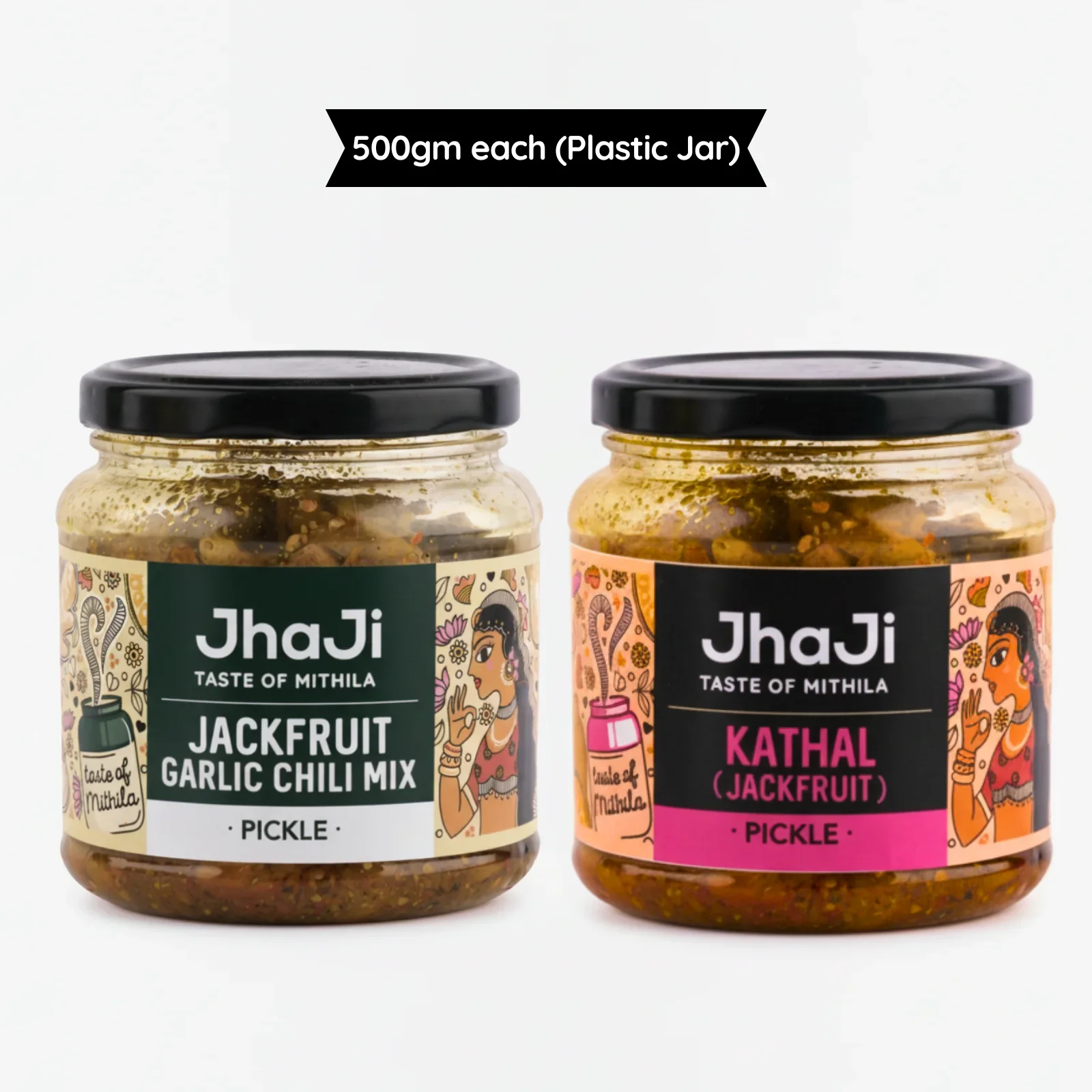 Jackfruit Pickle Combo – 2 Flavors (Classic Kathal & Garlic Chilli Mix) - Image 7