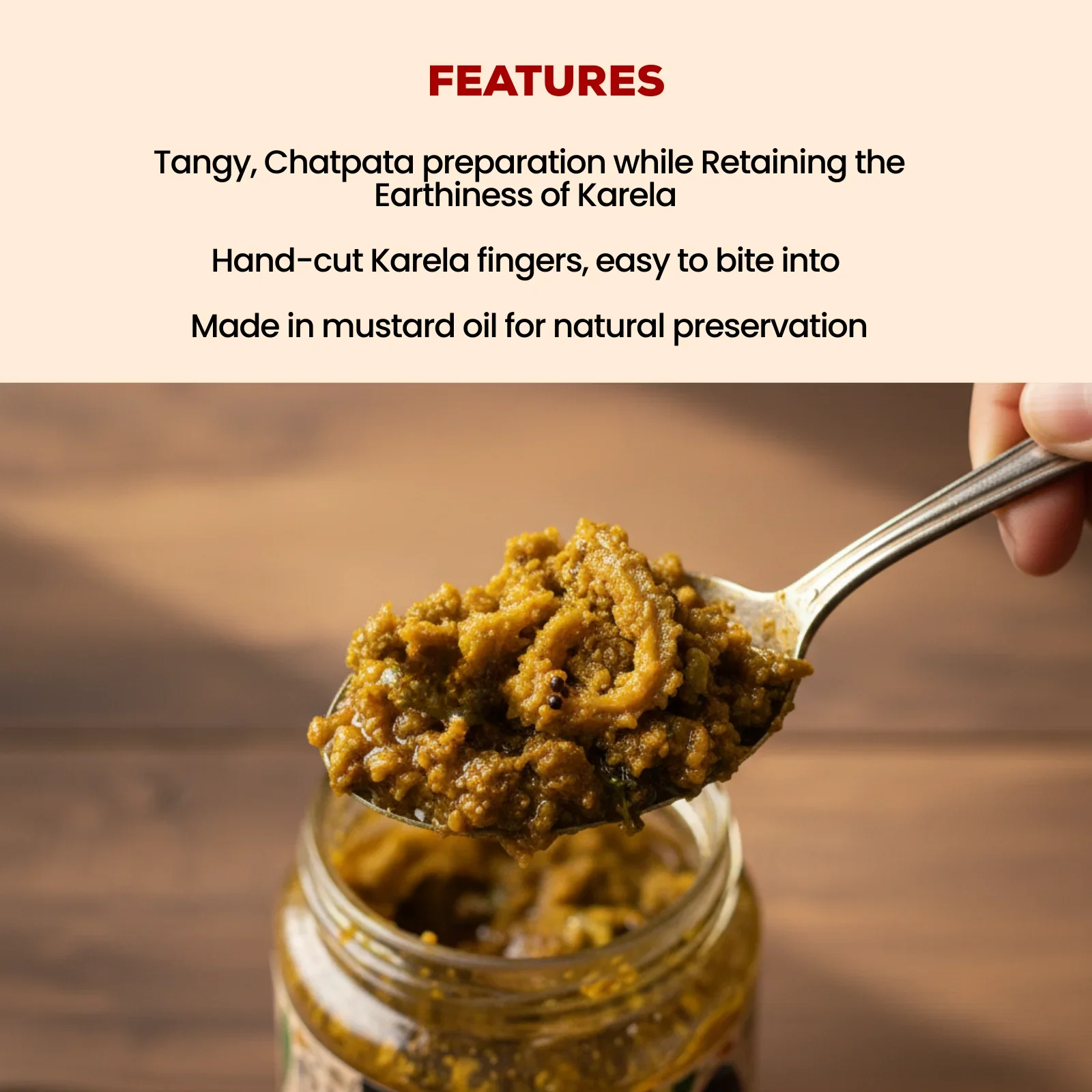 Karela (Bitter Gourd) Pickle | करेला का चटपटा अचार - Image 4