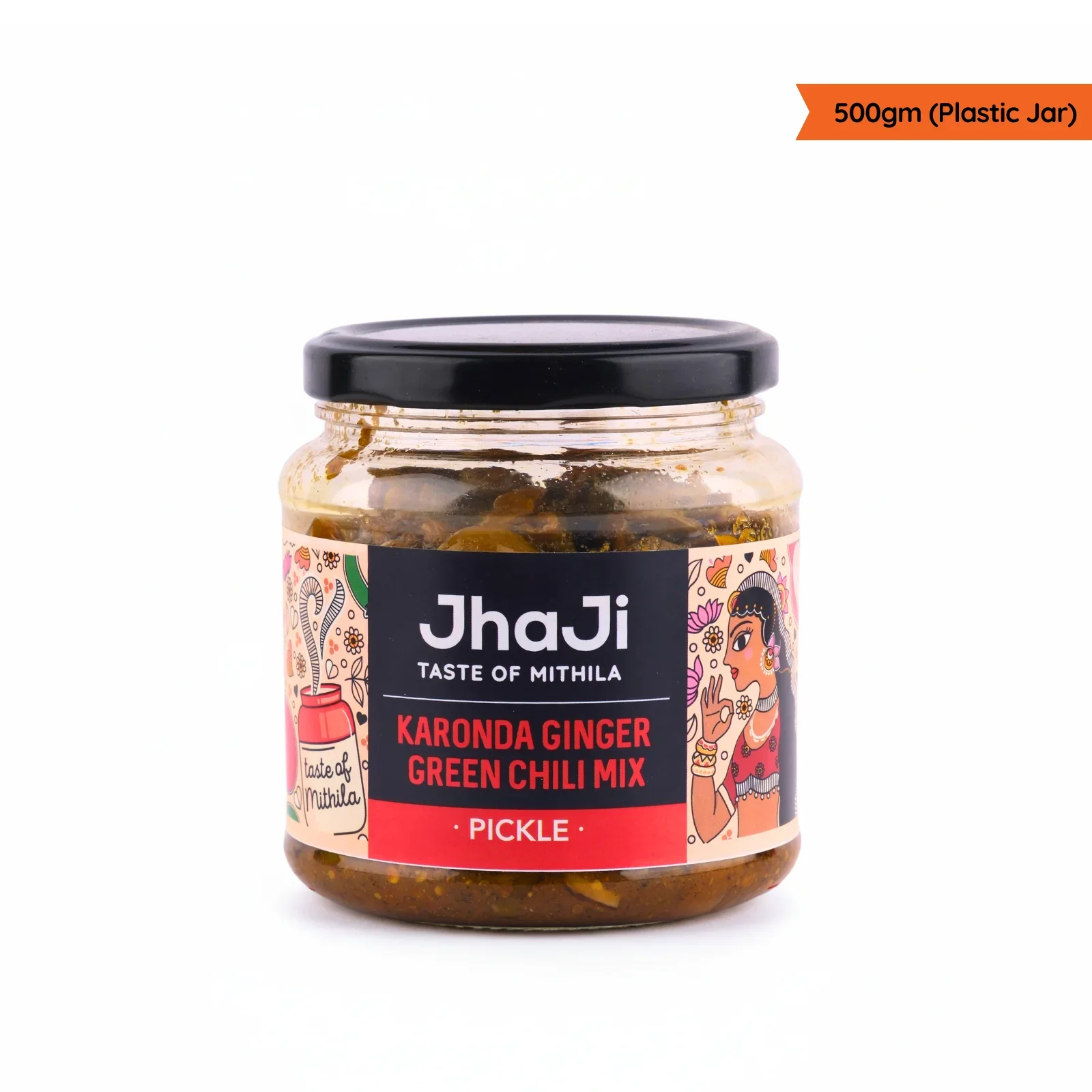 Karonda Ginger Green Chili Mix Pickle | करोंदा अदरक हरी मिर्च का अचार - Image 9