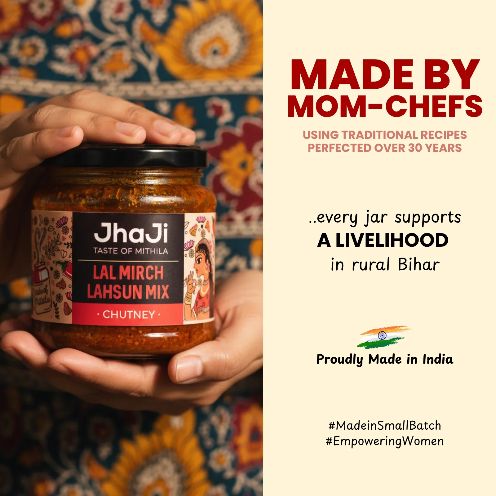Lal Mirch Lahsun Chutney | लाल मिर्च लहसुन चटनी (250/500 gm Jars) - Image 5