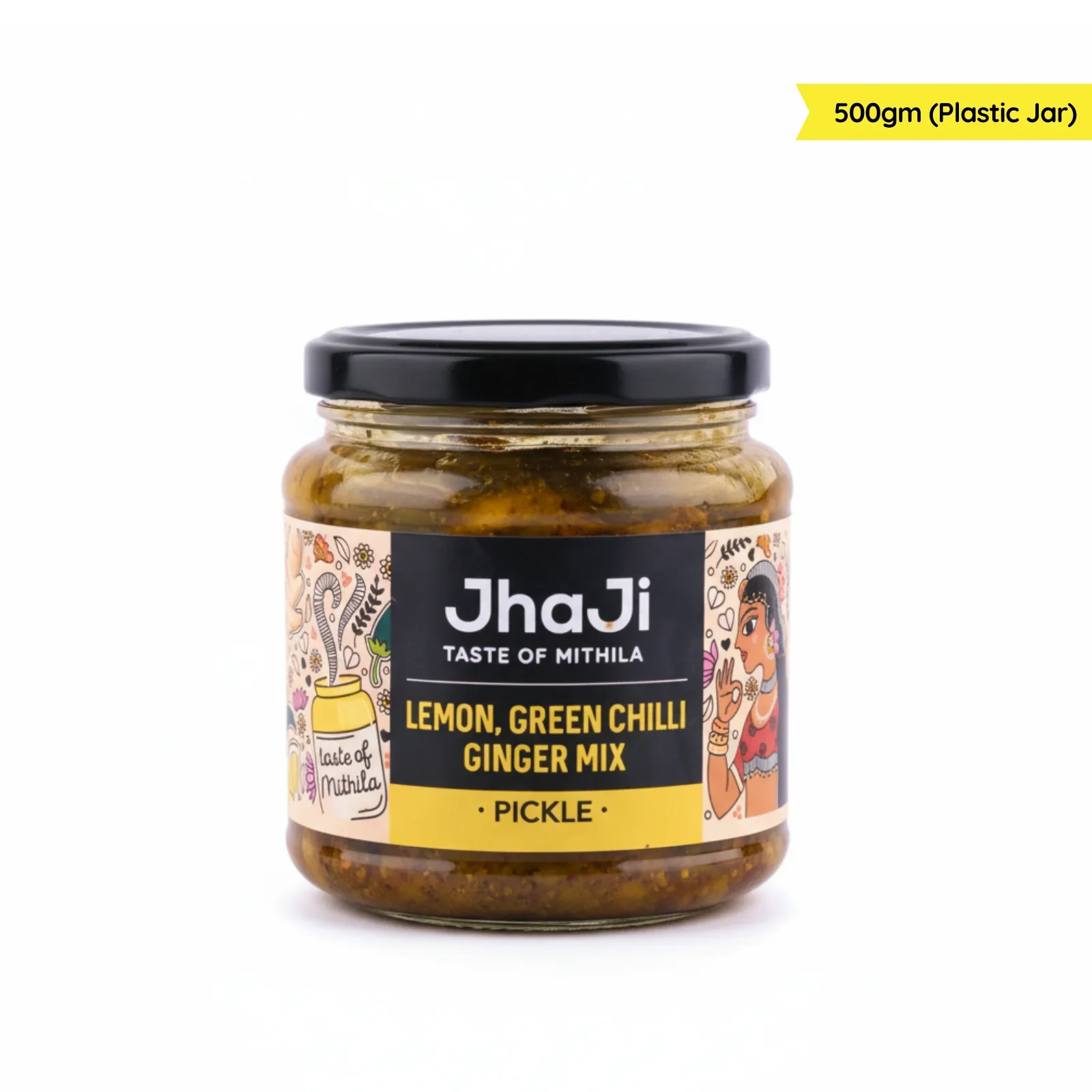 Lemon, Ginger, Chilli Mix Pickle | Neembu Adrak Mirch ka Khatta Achar - Image 12