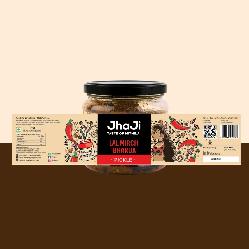 Pick Your Own Pickle Pack – Earthy, Bihari Pickles (Jackfruit, Red Chili, Oal, Karonda) - Image 7