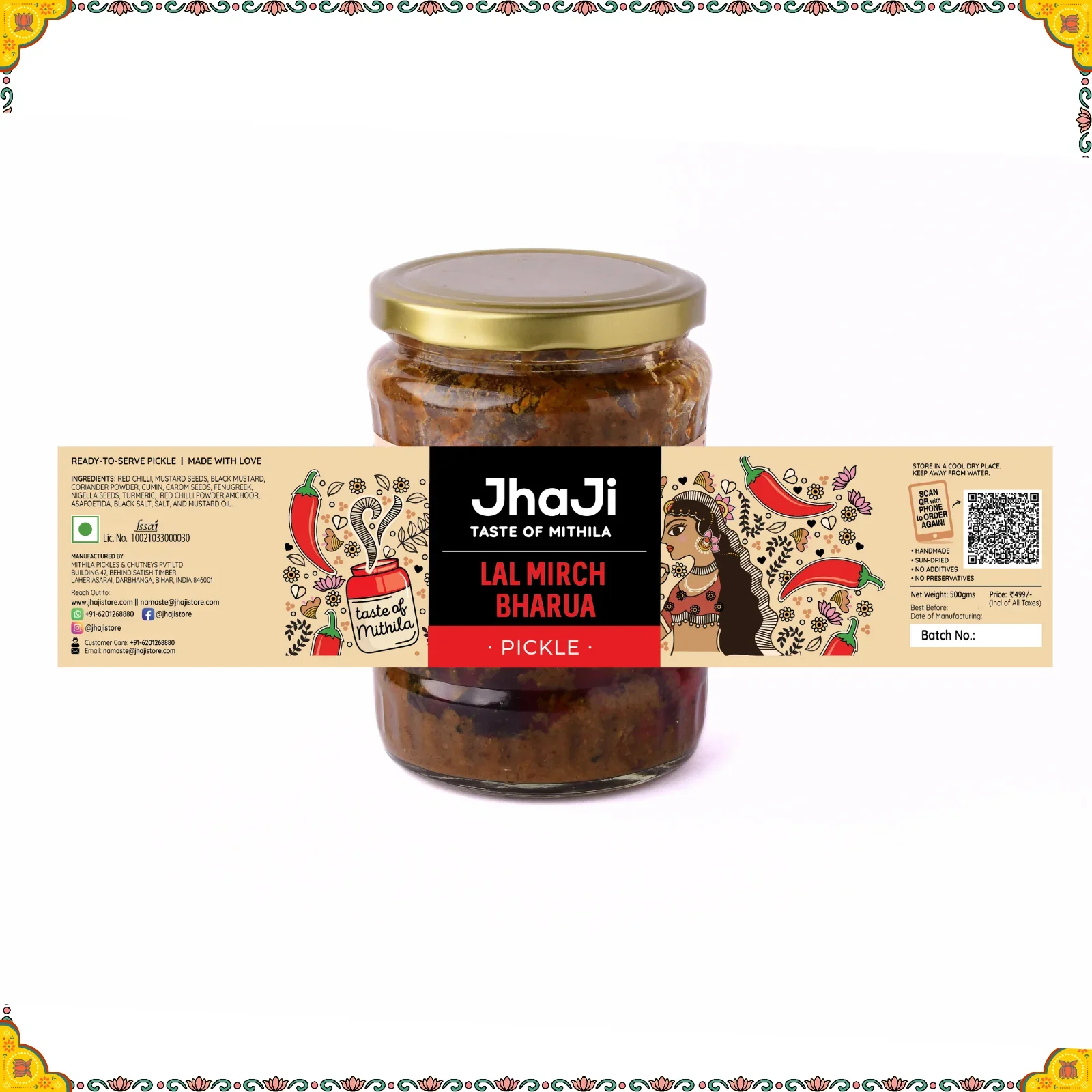 Desi Delight Duo: Lal Mirch Bharua Pickle & Instant Makhana Kheer Mix - Image 6