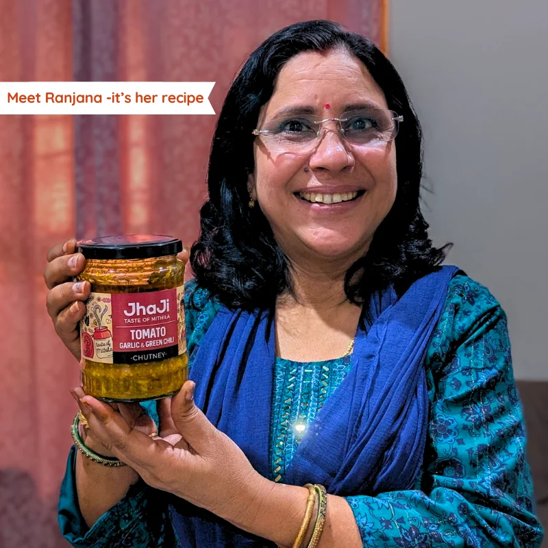 Tomato Garlic & Green Chili Chutney | Spicy Bihari Homemade Tamatar Chatni - Image 6